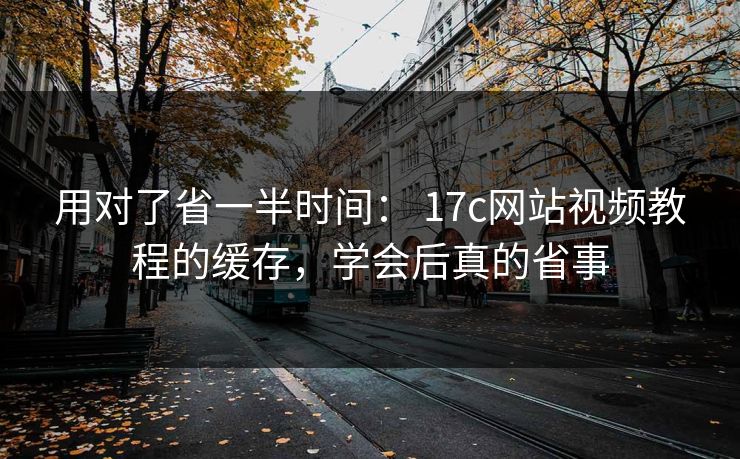 用对了省一半时间： 17c网站视频教程的缓存，学会后真的省事