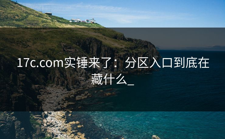 17c.com实锤来了：分区入口到底在藏什么_